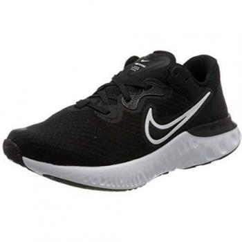 Nike Renew Run 2, Running Shoe Hombre, Black/White-Dark Smoke Grey, 41 EU