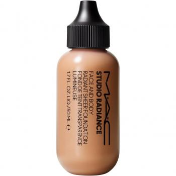 MAC Cosmetics Studio Radiance Face and Body Radiant Sheer Foundation, lightweight foundation for face and body, shade N3, 50 ml