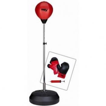 Punching Ball Pro con Guantes y Altura Ajustable 120/145 cm - Mandelli Sport One