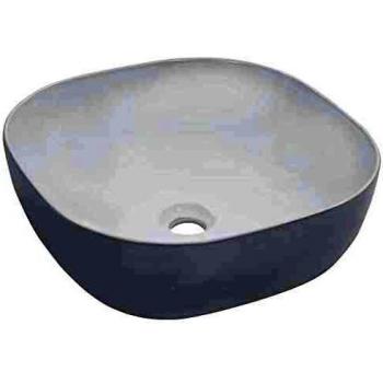 vidaXL Lavabo Sanitario Baño Servicio Fregadero Piezas de Fontanería Bricolaje Instalación Decoración Aseo Grifería 42,5x42,5x14,5 cm Cerámica Blanco