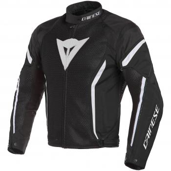 Dainese 1735202_948_44 Chaqueta para moto, Negro/Blanco, 44