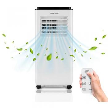 Aire Acondicionado Portátil Ufesa A7 3en1, 7000 BTU, Silencioso, Pantalla LED, Temporizador 24h, Deshumidificador y Ventilador, Gas R290, Control Rem
