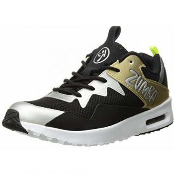 Zumba Fitness Air Classic Fashion Dance Workout Shoes, Zapatillas de Deporte para Mujer, Dorado