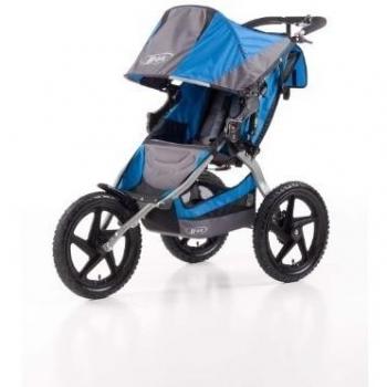BOB Sport Utility Stroller - Cochecito todoterreno de 3 ruedas, color azul cielo y gris