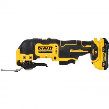 Multi-Herramienta Oscilante DeWALT DCS353D2 - 12V, 2 Baterías de 2.0 Ah, Cargador, Maletín TSTAK y Juego de Accesorios