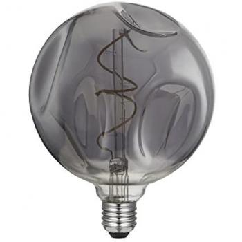 Bombilla LED Globo Curvado 5W E27 Bumped Gris Ahumado Regulable 150 Lumens 2000K