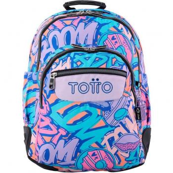 Mochila Escolar Eco-friendly Broad - Crayoles Totto