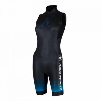 Traje neopreno Aqua Sphere Aquaskin Shorty V3 negro azul mujer - XS