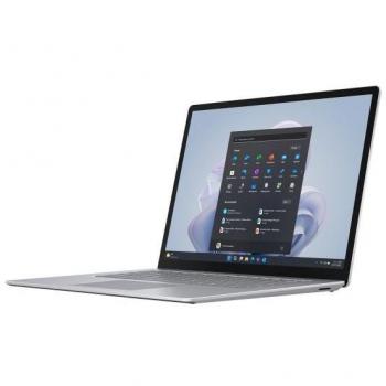 Microsoft Surface Laptop 5 Platino Intel Evo Core i7-1265U/16GB/256GB SSD/15 Táctil Teclado Alemán con Windows 11 Pro