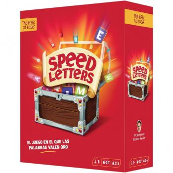 Aquamarine Games Speed Letters - Juego de Cartas Educativo, para 2-5 Jugadores, Edad Recomendada 7+