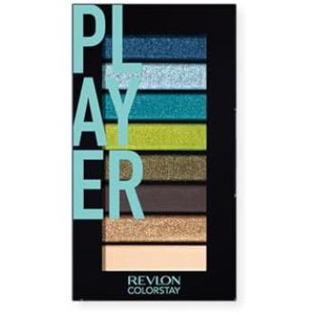 Paleta de Sombras de Ojos Revlon ColorStay Looks Book 910 - Player, alta pigmentación, acabados mate y metálicos
