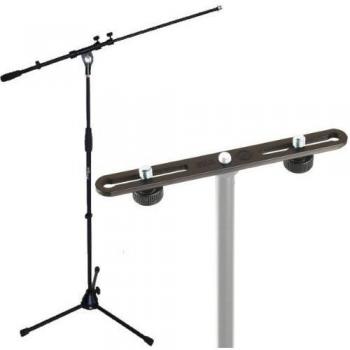 K & M STEREO Bar 23550 + Soporte para micrófono Keepdrum ms107b
