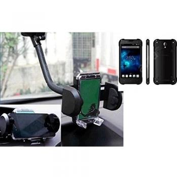 Soporte para coche universal para Blackview BV5000 c/ ventana de la foto. El apego a disco, rejilla de ventilación o el salpicadero. Sostenedor del montaje del parabrisas de automóviles Aire montaje de la salida salpicadero sistema de soporte del disco 