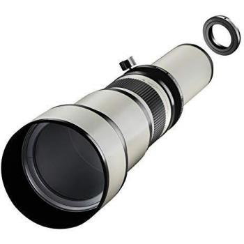 Samyang 22740 MF 650 – 1300 mm F8.0 – 16.0 Canon EOS EF – DSLR CSC Zoom Objetivo Teleobjetivo, Enfoque Manual, Diámetro de Filtro 98 mm, para Formato Completo y Sensor APS-C
