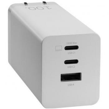 Cargador ASUS AC100-02 Universal 100W GaN con 3 Puertos USB-C/USB-A