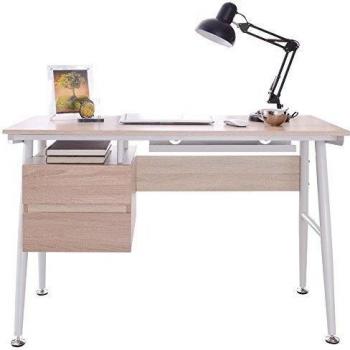 SixBros. Mesa de ordenador - Roble - Efecto madera - CT-3541/2189