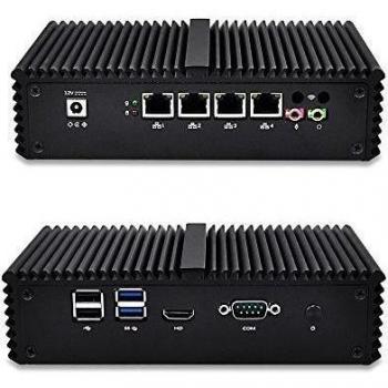 Qotom-Q310G4 2016 Latest business computer with 3215U with PXE desktop virtualization 2G/256G with 4 RJ45