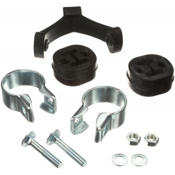 Kit de montaje HJS para sistema de escape VW 82 11 4560 con collares, compatible con Passat Variant (3C5) y Passat Limousine (3C2)