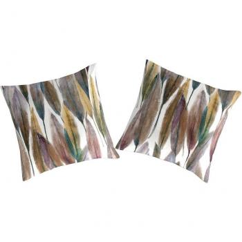 Guy Laroche - Funda de almohada estampada Neit 65x65 cm (Pack de 2)