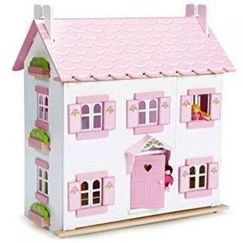 Casa de Muñecas de Madera Sophie - Le Toy Van, Rosa, Ideal para Niñas a Partir de 3 Años