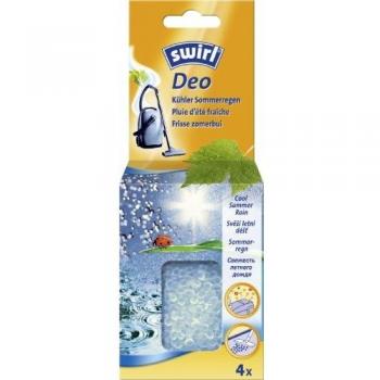 Swirl 207756 Deo Perlen - Ambientador de Verano para Aspiradora, Fragancia de Lluvia - Paquete de 18 Unidades