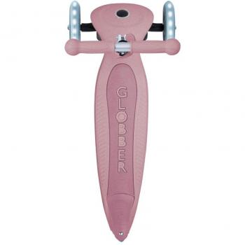 Patinete ecológico, plegable y con luces Junior – Rosa