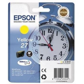 Cartucho de Tinta Amarillo Epson T270140 Compatible con WF3000/WF7000