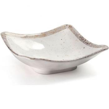 Plato Cuadrado de Melamina Lacor Tierra - 120 x 120 mm