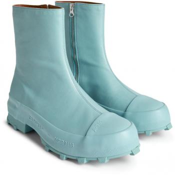 CAMPERLAB Traktori Ankle Boots for Men - Blue, Size 40, Smooth Leather