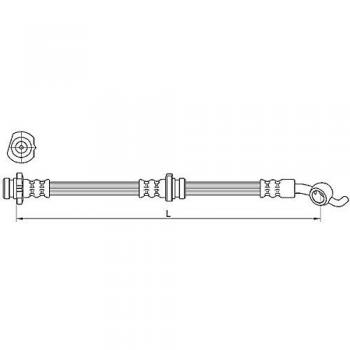 Metzger 4110391 Tubo flexible de frenos