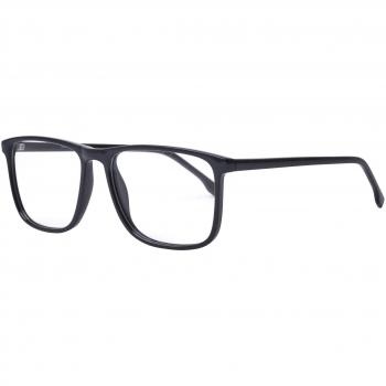 Cuadrado Montura Completa Plástico Negras Gafas Recetadas para Hombre - Gafas Anti-Azules - SmartBuy Collection