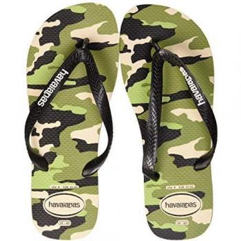 Havaianas Top Camu, Chanclas, para Unisex adulto, Beige / Negro, 39/40 EU