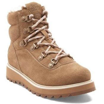 Botas Roxy Bradie marrón mate mujer 36, estilo botín, con interior forrado para invierno