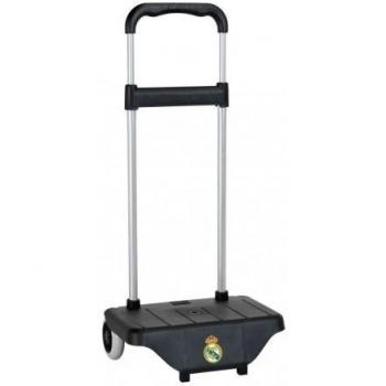 Real Madrid - Carrito Portamochilas Negro