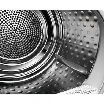 Zanussi ZDH8353W Secadora con Bomba de Calor de Libre Instalación, 8 Kg, Motor Inverter, Programa Antiarrugas, Tambor XXL, Puerta XXL, Filtro EcoFlow, Display LCD, Inicio Diferido, Blanco, A++