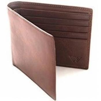 Walletech RFID Wallet Italian Leather for Men, Slim, Stylish Bifold RFID blocking Wallet for Credit Card Protection
