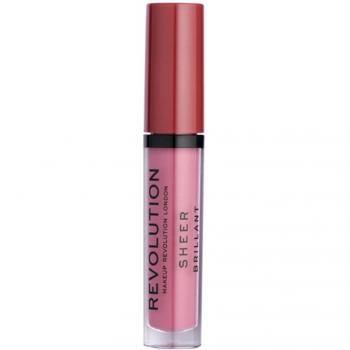 Makeup Revolution Sheer Shiny Lip Gloss 148 Plum