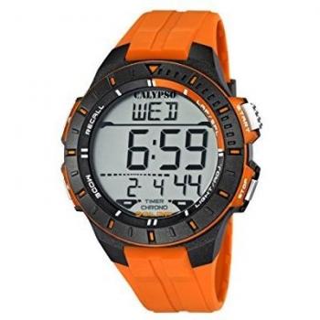 Calypso watches K5607/1 - Reloj Hombre Naranja Sumergible, color naranja