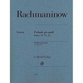 Prélude Sol# Menor Op. 32 Nº 12 para Piano a Dos Manos - Edición Urtext G. Henle