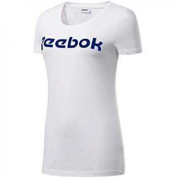 Reebok Te Graphic tee Vector Camiseta, Mujer, Blanco, XS