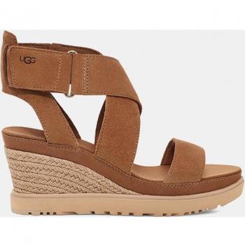 Alpargatas de cuña UGG Ileana Ankle Color Marrón