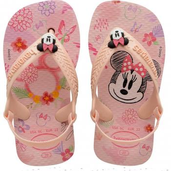 Havaianas - Chanclas de baño de bebé Baby Disney Classics II Havaianas, color rosáceo, talla 17-18