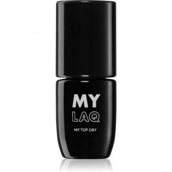 M080 My Top Dry MylaQ UV Hybrid Soak Off Gel Nail Polish 5ml - Esmalte de uñas en gel híbrido, acabado brillante y protector, capacidad de 5 ml