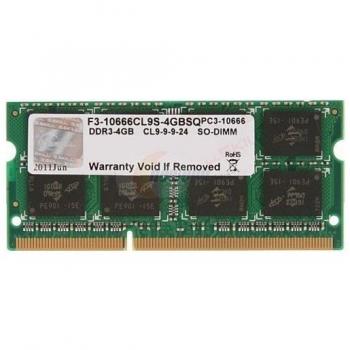 G.Skill F3-10666CL9S-4GBSQ 4GB DDR3 1333 MHz RAM