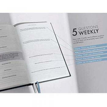 The 6-Minute Diary (El Diario de 6 Minutos en inglés) | 6 Minutes a Day for More Mindfulness, Happiness and Productivity | A Simple and Effective Gratitude Journal (negro)