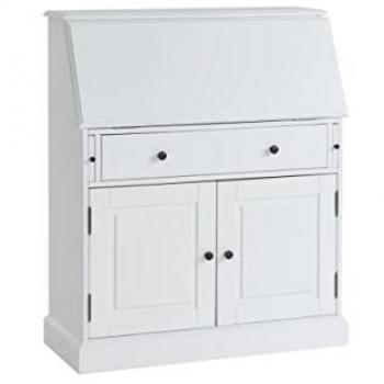 Escritorio CLEORE de Pino y MDF - Color Blanco