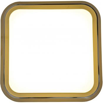 Lámpara de techo LED empotrada gris 4000K, 13W, incluye 120 LEDs, dimensiones: 33x8.5x33 cm, IP20
