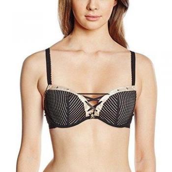 Playboy Soutien Gorge Mousse Mary-Sujetador Mujer    Negro