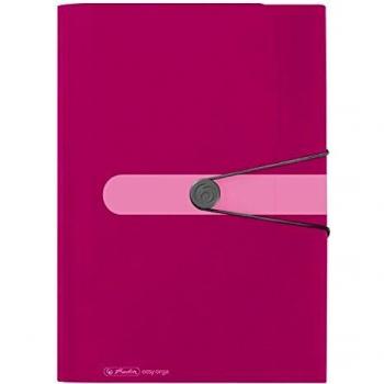 Carpeta Expandible Herlitz Easy Orga To Go, 12 Compartimentos, Color Baya, A4