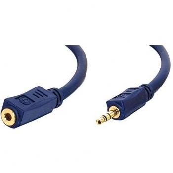 C2G 5m Velocity 3.5mm Stereo Audio Extension Cable M/F 5m 3.5mm 3.5mm Negro cable de audio - Cables de audio